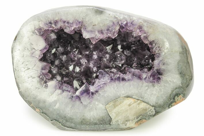 Sparkly, Dark Purple Amethyst Geode - Uruguay #275870